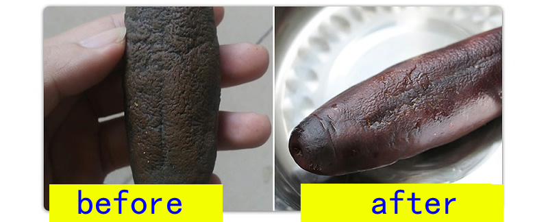 Desquamation of sea cucumber